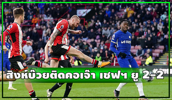 สิงห์บ๊วยติดคอเจ๊า เชฟฟิลด์ ยูไนเต็ด เฉย 2-2